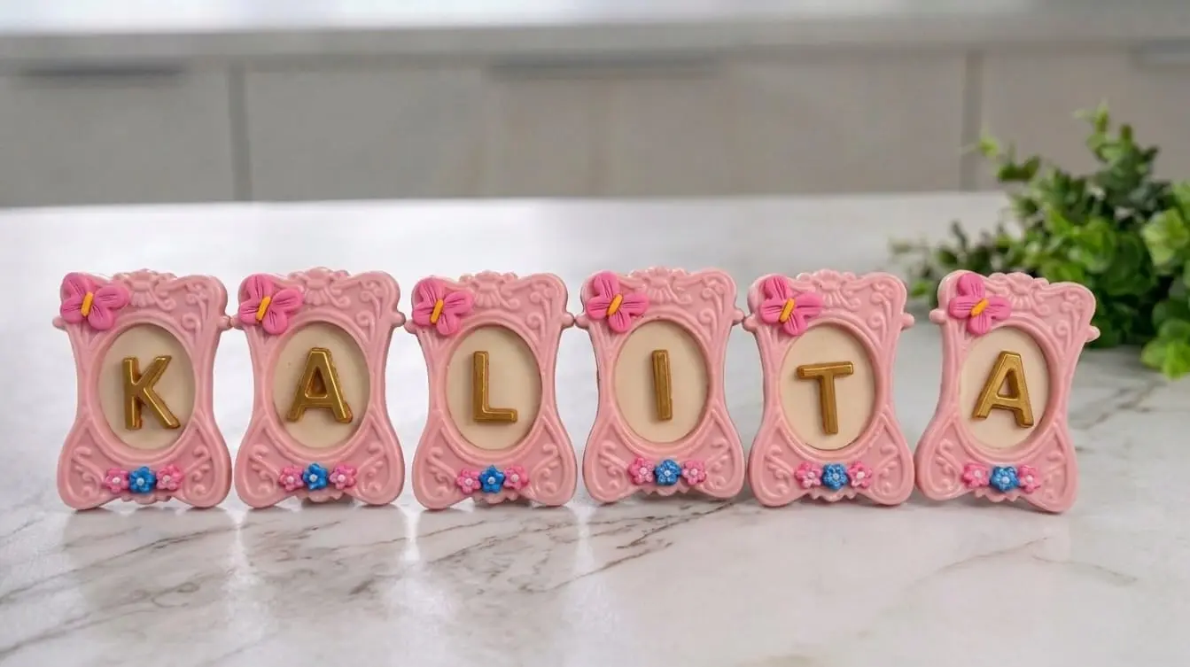 Porta-retrato de chocolate personalizado para presente