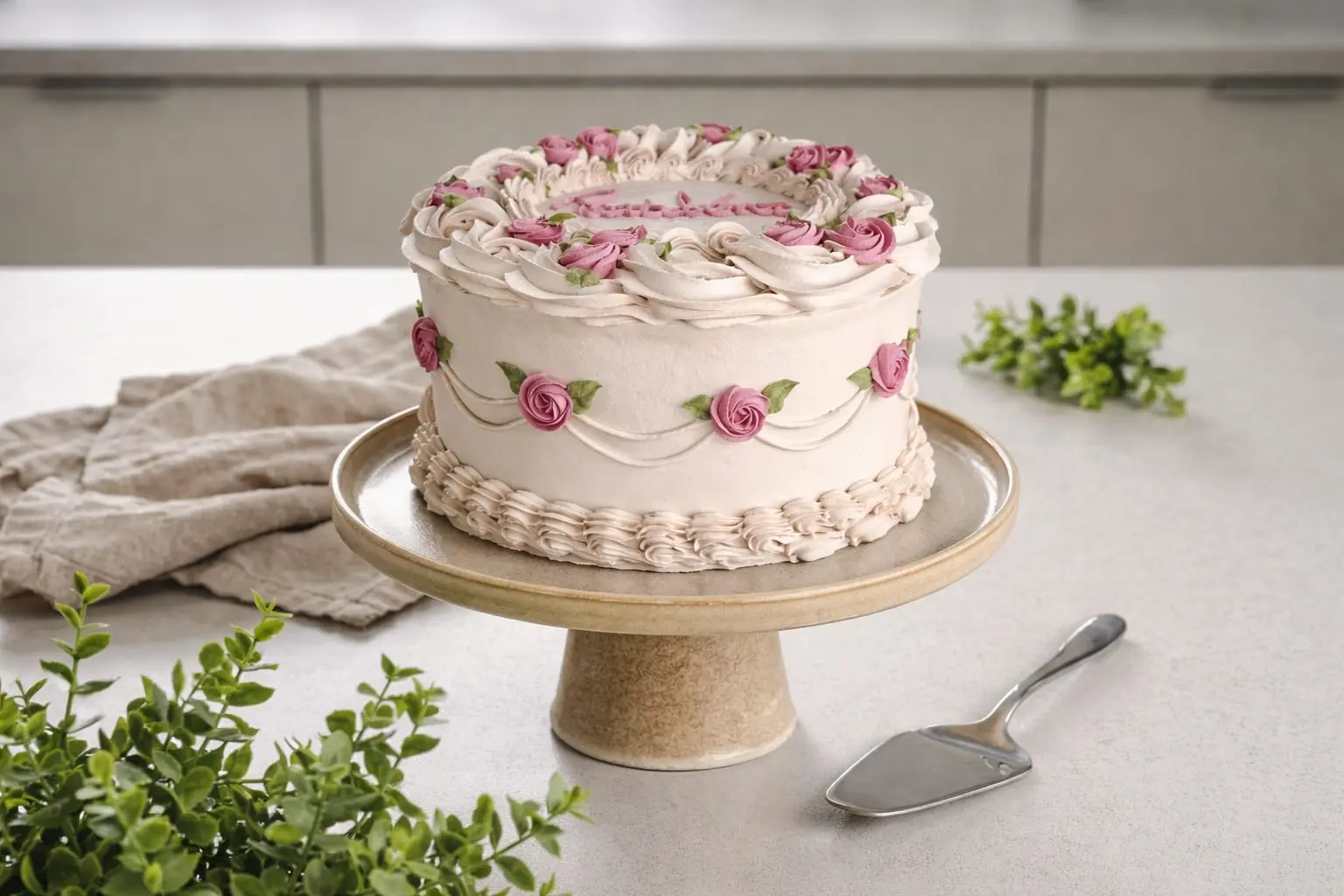 Vintage cake — confeitaria Bolos Diana, Criciúma SC