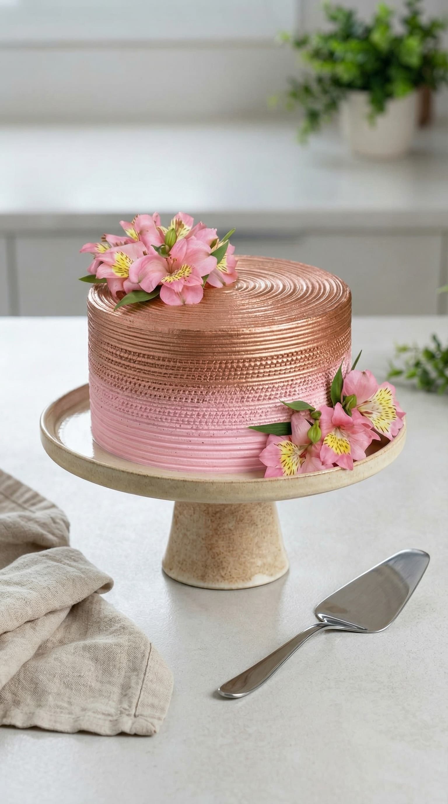 Bolo decorado artesanalmente